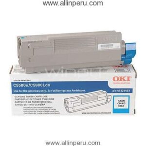 Toner Okidata 43324403 Cyan , 5.000 Paginas