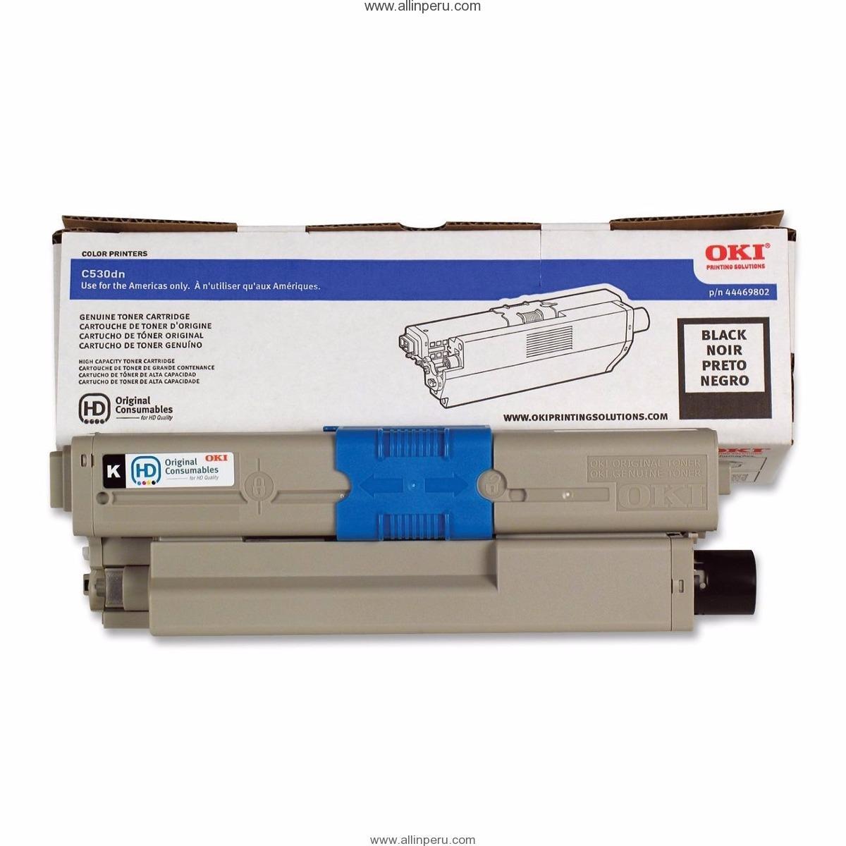 Toner Okidata 44469802 Negro, 5.000 Paginas