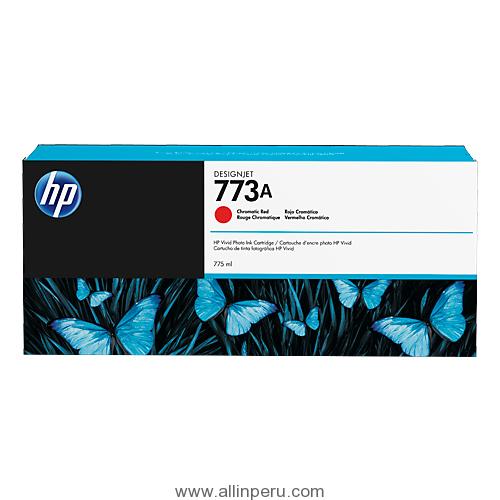 Tinta HP® 773a Cromático Rojo C1Q22A, 775-Ml