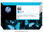 Tinta HP® 80 Cyan C4846A, 350-Ml