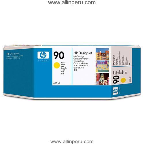 Tinta HP® 90 Yellow C5065A, 400-ML