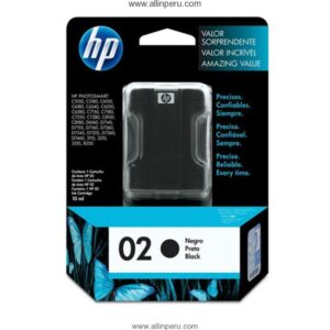 Tinta HP® 02 Negro C8721WL, 5.5ML