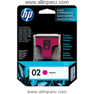 Tinta HP® 02 Magenta C8772WL, 3.5 ml