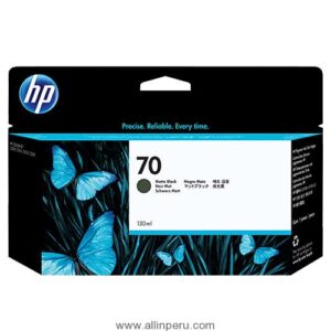 Tinta HP® 70 Matte Negro C9448A, 130-Ml