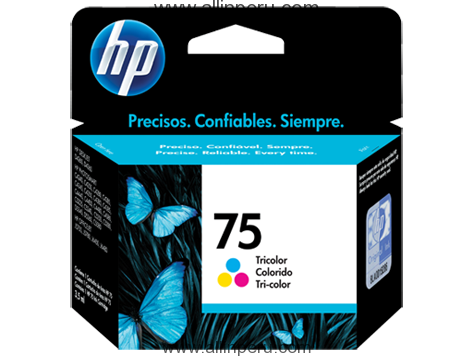 Tinta HP® 75 Tricolor CB337WL,170 Páginas