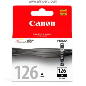 TINTA CANON CLI-126 BLACK 9ML, 200 páginas
