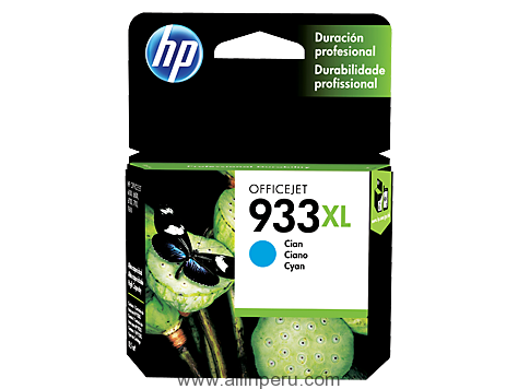 Tinta HP® 933XL Cyan CN054AL, 825 Páginas