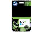 Tinta HP® 670XL Cyan CZ118AL, 750 Páginas