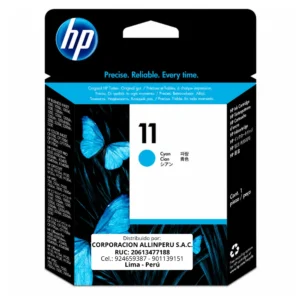 Cabezal HP 11 Cian C4811A original de frente