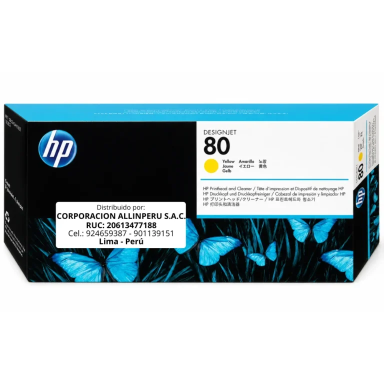 Cabezal HP 80 C4823A Amarillo para DesignJet 1050C