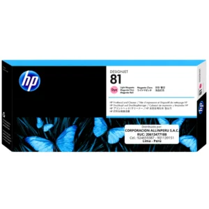 Foto de cabezal HP 81 C4955A magenta claro original frontal