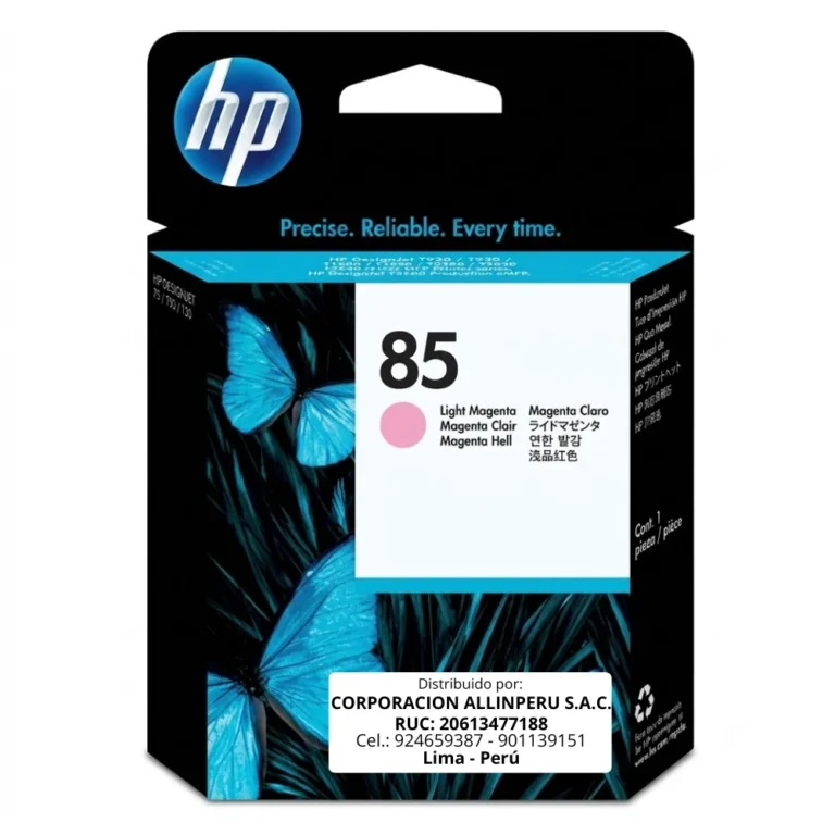 Cabezal HP 85 Light Magenta C9424A vista frontal original