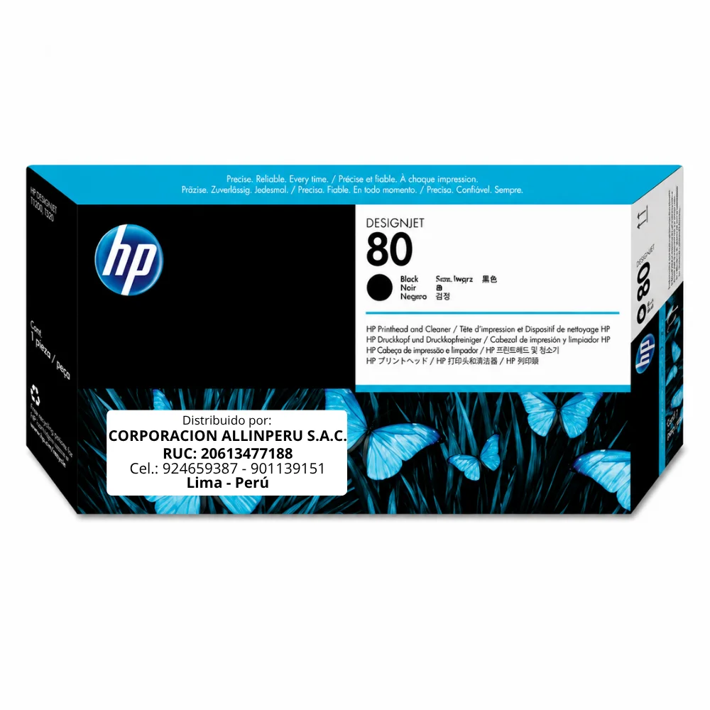 Cabezal HP C4820A negro original vista frontal