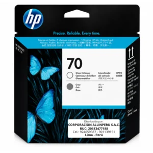 Cabezal HP 70 C9410A gloss enhancer y gris original sellado