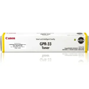 Toner Canon GPR-33 yellow original para ImageRUNNER ADVANCE C7065 C7055