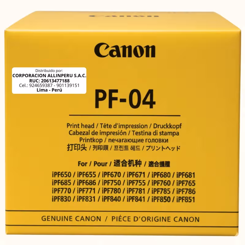 Canon PF-04 Cabezal para iPF650, iPF755, iPF840, iPF851