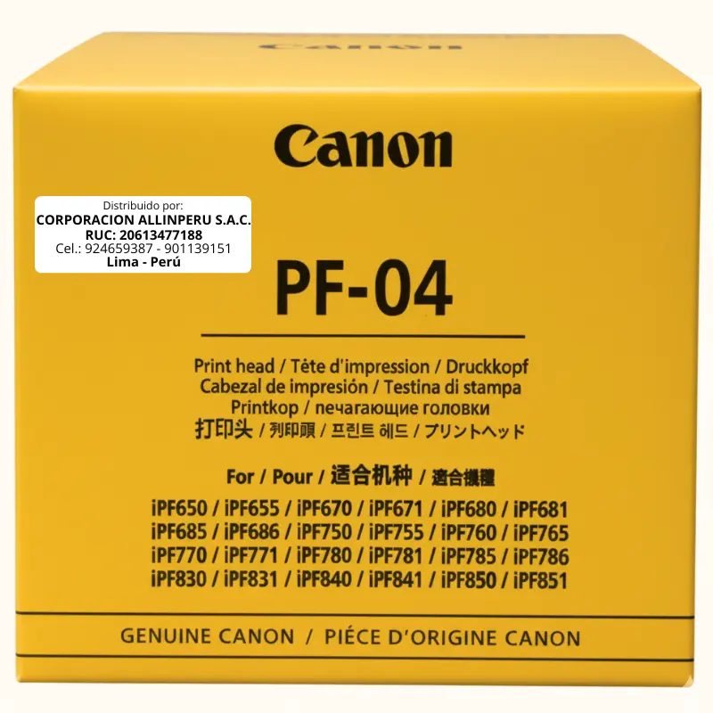 Canon PF-04 Cabezal para iPF650, iPF755, iPF840, iPF851