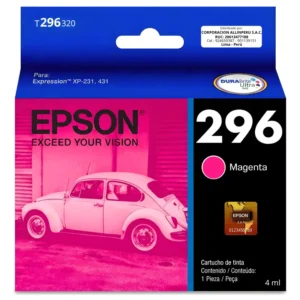 Cartucho de tinta Epson 296 magenta original T296320 sellado de fábrica