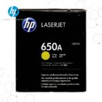 Toner HP 650A Amarillo CE272A LaserJet CP5520 CP5525 M750 - Imagen 2
