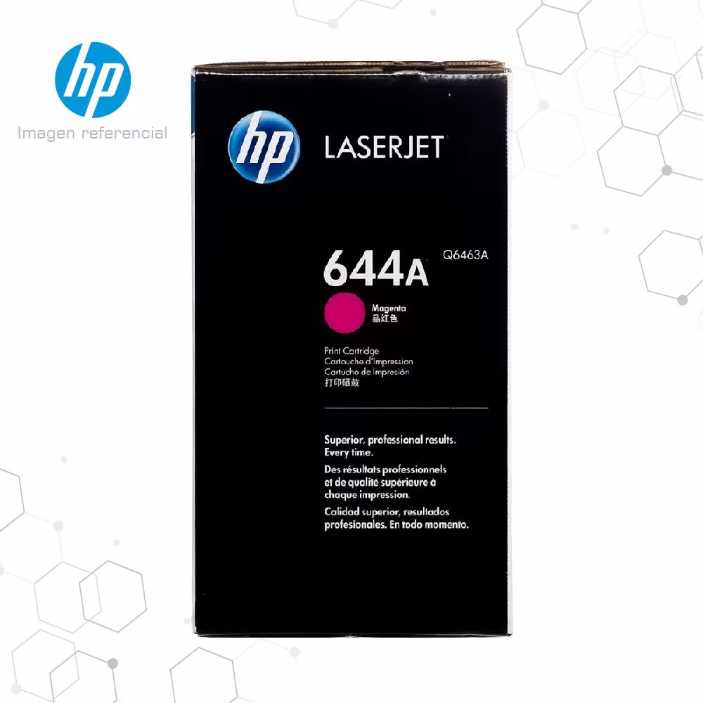 Foto de caja sellada del tóner HP Q6463A magenta