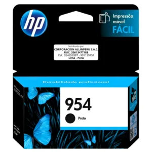 Cartucho de tinta HP 954 negro L0S59AL vista frontal