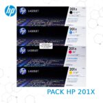 Pack 4 Toner HP 201X para LaserJet M252/M277/M274 Alto Rendimiento - Imagen 2