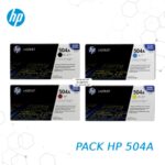 Kit Toner HP 504A para LaserJet CM3530 CP3525 - Imagen 2