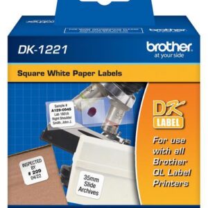Cinta Brother DK-1221 23 Mm. X 23 Mm.,