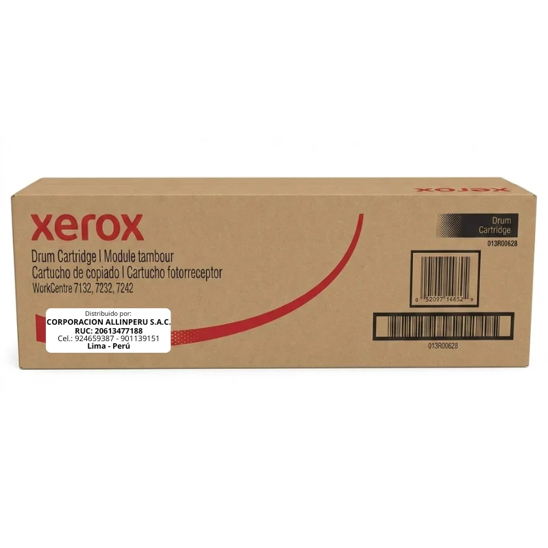 Drum Xerox 013R00636 - vista frontal Drum Xerox 013R00636 original para WorkCentre 7132 7232 7242