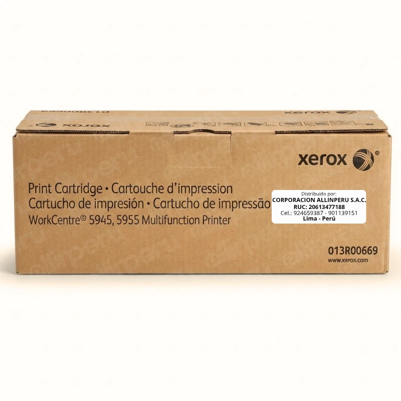 Drum Xerox 013R00669 original en caja sellada para WorkCentre 5945 y 5955
