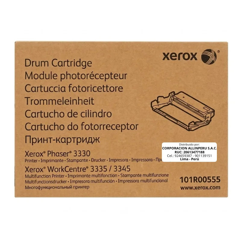 Drum Xerox 101R00555 negro vista frontal