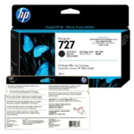 Foto de etiqueta original tinta HP 727 negro mate B3P22A