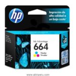 Tinta HP® 664 Color F6V28AL, 100 Páginas