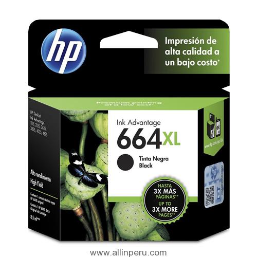 Tinta HP® 664XL Negro F6V31AL, 480 Páginas
