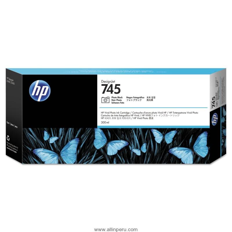 Tinta HP® 745 Negro Photo F9K04A, 300-Ml