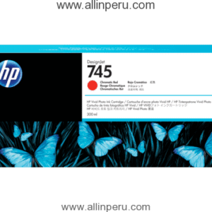 Tinta HP® 745 Chromatic Red F9K06A, 300ML