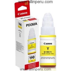 Tinta Canon GI-190Y Amarillo, 135 ml