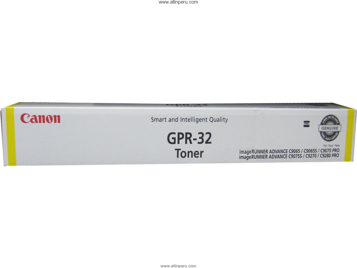 GPR-32Y.jpg Toner Canon GPR-32Y Amarillo, 54.000 Pag - Imagen 1