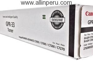 Toner Canon GPR-33BK Negro, 52.000 Paginas