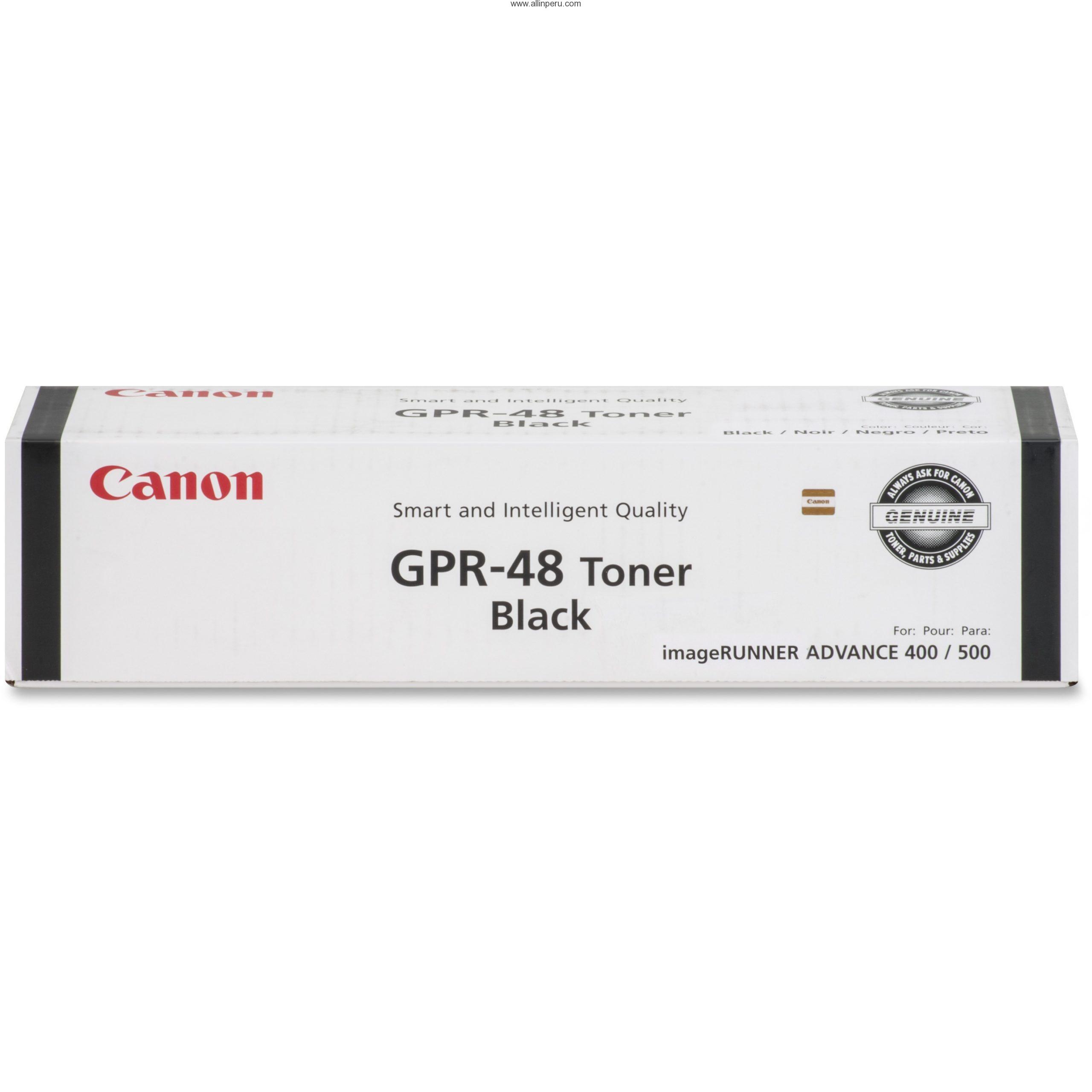 GPR-48-scaled-1.jpeg Toner Canon GPR-48 Negro, 15.200 Paginas - Imagen 1