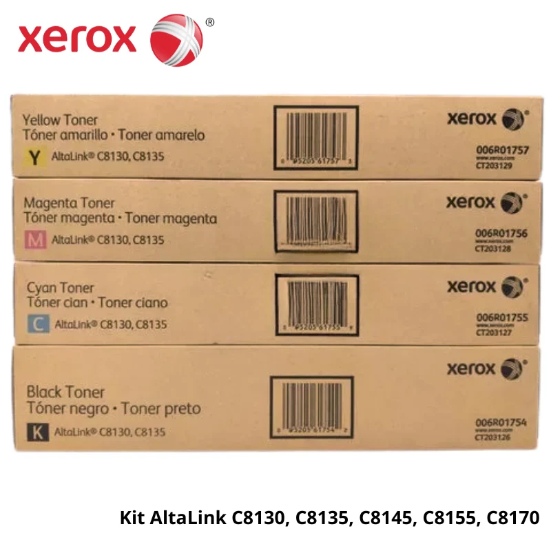 Pack de Toner Xerox AltaLink C8145, C8155, C8170