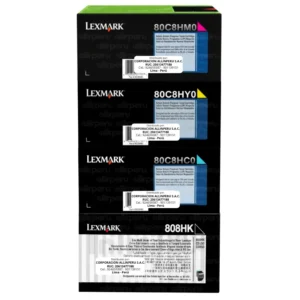 Kit Toner 80C8H Lexmark para CX410de, CX510dhe, CX510de