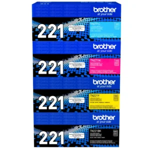 Kit Toner Brother TN-221 para MFC-9130CW, HL-3140CW