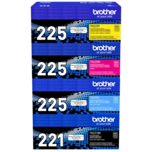 Kit Toner Brother TN-225 para MFC-9130CW, HL-3140CW