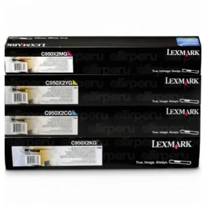 Kit Toner C950X2 Lexmark C950X2CG, C950X2MG, C950X2YG, C950X2KG