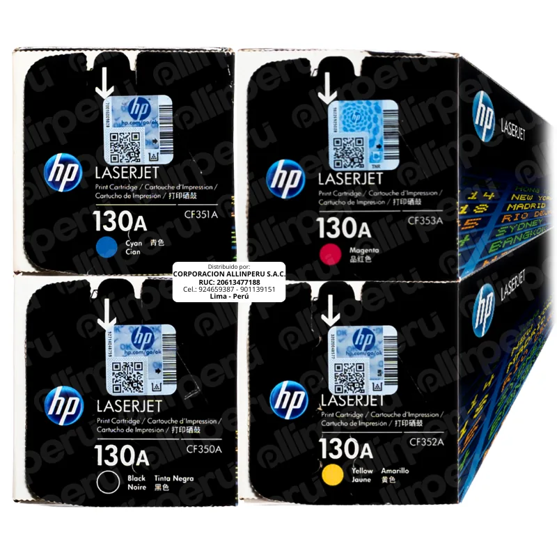 Kit Toner HP 130A para LaserJet Color Pro M176 y M177