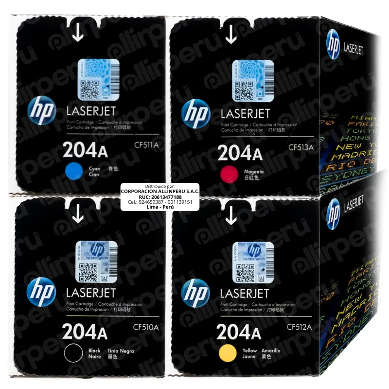 Kit Toner HP 204A para LaserJet Pro M154 M180 M181