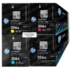 Kit Tóner HP 206A CMYK para LaserJet M255 M282 M290