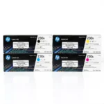 Foto de Kit de Tóner HP 230A W2300A W2301A W2302A W2303A CMYK cuatro cartuchos originales sellados