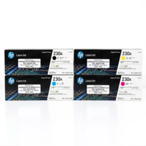 Foto de Kit de Tóner HP 230A W2300A W2301A W2302A W2303A CMYK cuatro cartuchos originales sellados